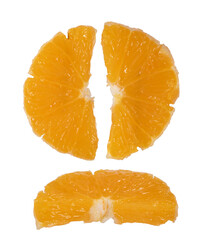  Chocolate cookies broken isolated on black