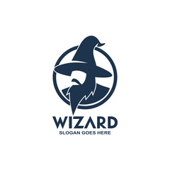 Wizard monogram logo vector