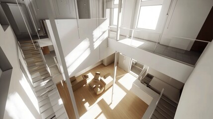 Obraz premium indoor room white