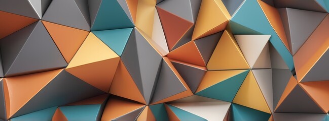 Obraz premium abstract background with triangles
