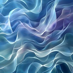Fototapeta premium Blue and purple abstract waves