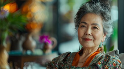 Mature woman having a detoxifying body wrap treatment,