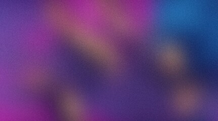 Luxury grainy texture background purple blue glowing abstract color gradient wave shape brown backdrop grunge banner design