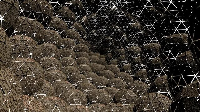 real black terrazzo marble pattern black and white abstract background	

