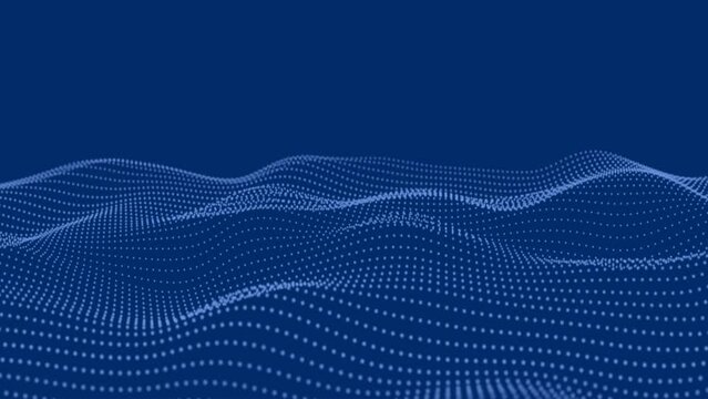 Blue backgrounds with moving white wave-like patterns