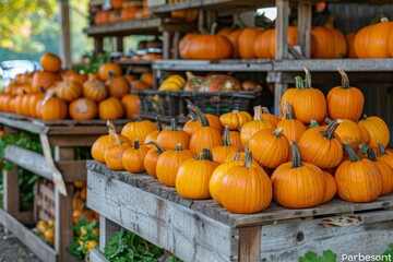 Pumpkin Farm Stand Display