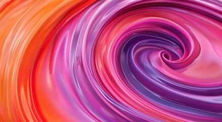 Fototapeta premium Vibrant swirling abstract background