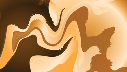 abstract yellow artistic texture background