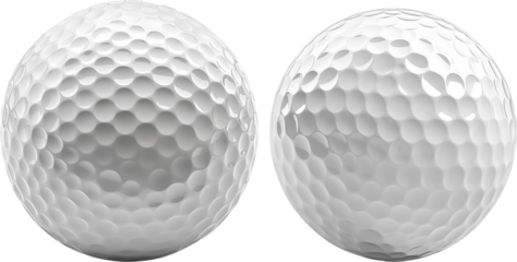 golf ball isolated on transparent background,  golf ball PNG