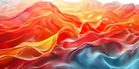 Fototapeta premium Colorful abstract background with flowing shapes