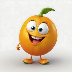 Fototapeta premium 3d realistic happy cartoon of mango,