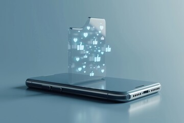 Social Media Engagement Concept