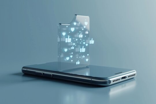 Social Media Engagement Concept