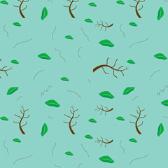 Plant Seamless Pattern.