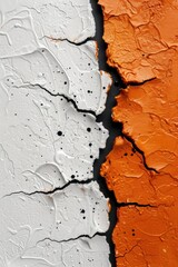 Obraz premium Contrasting textures and colors in abstract art
