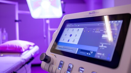 Fototapeta premium Advanced Laser Device for Pigmentation Removal in a Modern Dermatology Clinic