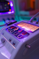 Obraz premium Medical Laser Device Control Panel - Precision Settings for Advanced Treatment Procedures