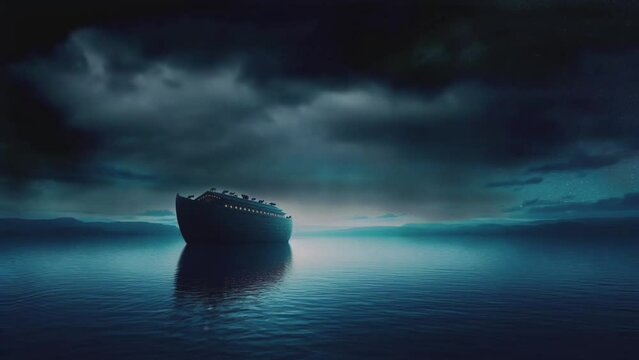 Noah's Ark Journey Under the Storm