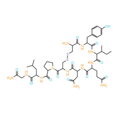 chemical structure of oxytocin