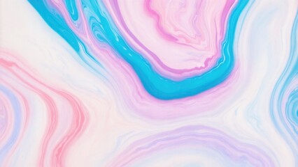 Obraz premium Pink blue color with liquid fluid marbled, Abstract marbling oil acrylic paint background