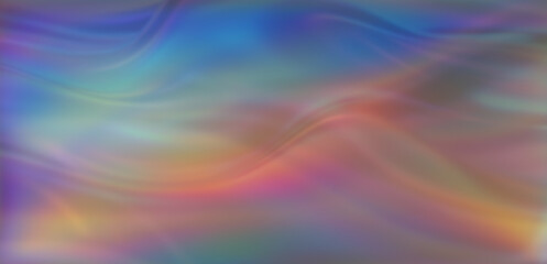 Abstract vibrant blurred background with pastel holographic stains.