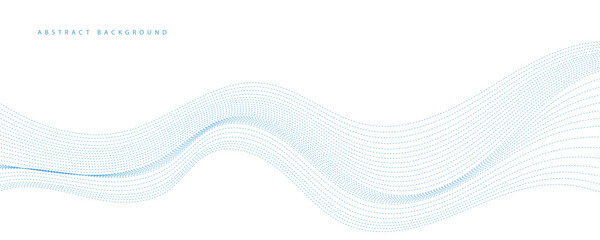 Blue abstract wave background. Blue background design.