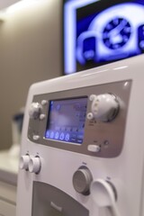 Fototapeta premium Advanced Aesthetic Treatment Laser Device Control Panel for Modern Medical and Cosmetic Procedures