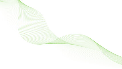 Abstract vector colorful wave line flowing isolated on white background. Colorful wave lines on white background for elements in concept business presentation, Brochure, Flyer, Science, Technology. 