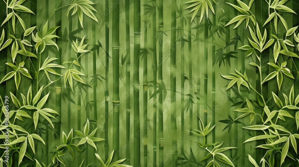 Wall mural Background of bamboo pattern