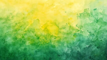 Fototapeta premium green yellow watercolor gradient background