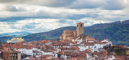 Fototapeta premium Hervas hamlet, Ambroz Valley village, Spain