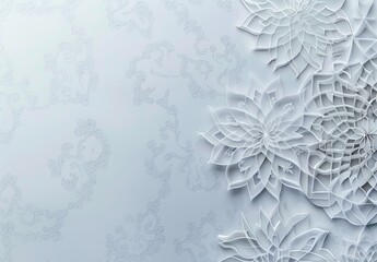 Light gray background with subtle Islamic geometric patterns 