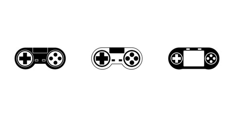 control game icon set