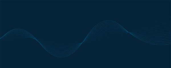 Blue abstract wave background. Blue background design.
