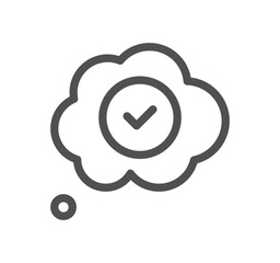 Business people meeting related icon outline and linear vector.