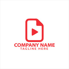 Creative cinema logo design vectors on white background
