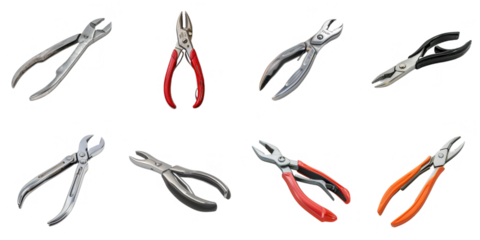 Plier tool isolated 3d mockup without background using for all purpose.