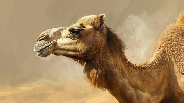 Camel s large profile side