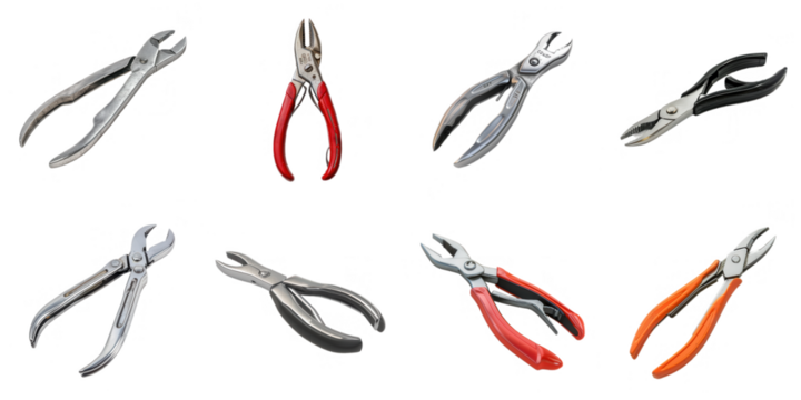 Plier tool isolated 3d mockup without background using for all purpose.