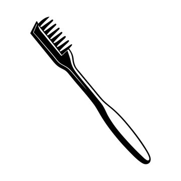 recommend clip art: line art toothbrush design, brush isolated on white background, toothbrush isolated on white,  illustration of toothbrush 
