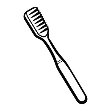 recommend clip art: line art toothbrush design, brush isolated on white background, toothbrush isolated on white,  illustration of toothbrush 