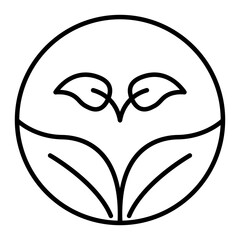 Friendly Environment icon. outline icon