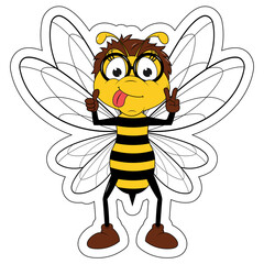 Cute Bee Cartoon