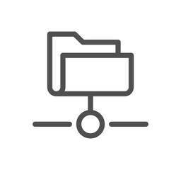 Hosting and web graphics related icon outline and linear vector.
