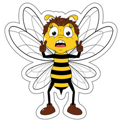 Cute Bee Cartoon