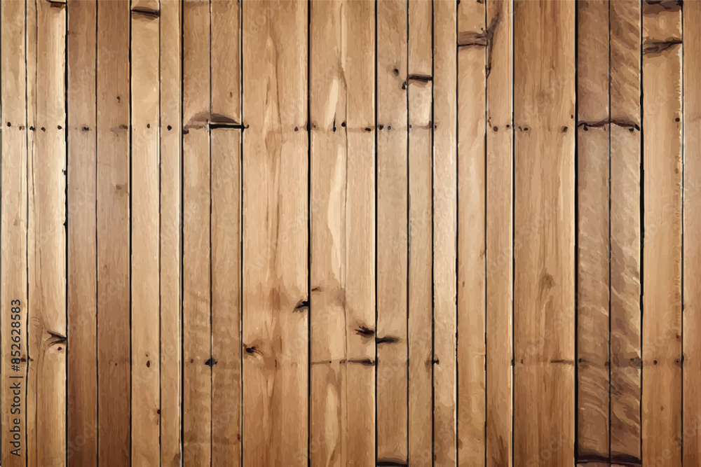 Poster Wood texture background. Wood wall background or texture. Wooden Plank background.  The wooden panel has a beautiful dark pattern, hardwood floor texture.