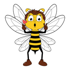Cute Bee cartoon