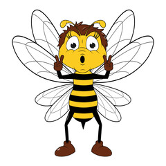 Cute Bee Cartoon