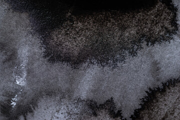 滲んだ黒インクの背景