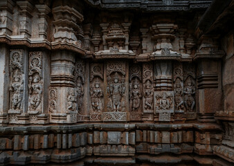 Veera Narayan Temple or Veeranarayana Temple in Belavadi. Karnataka. India